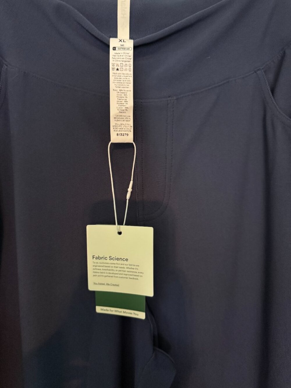 Blue Halara Navy Blue wide Lag Pants - Picture 4 of 6